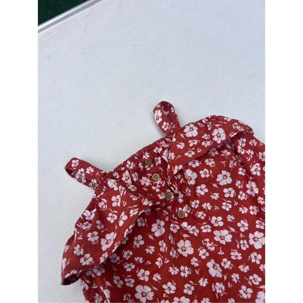 Carters Baby Girl Floral Ruffle Romper sz 18 months - Picture 4 of 6